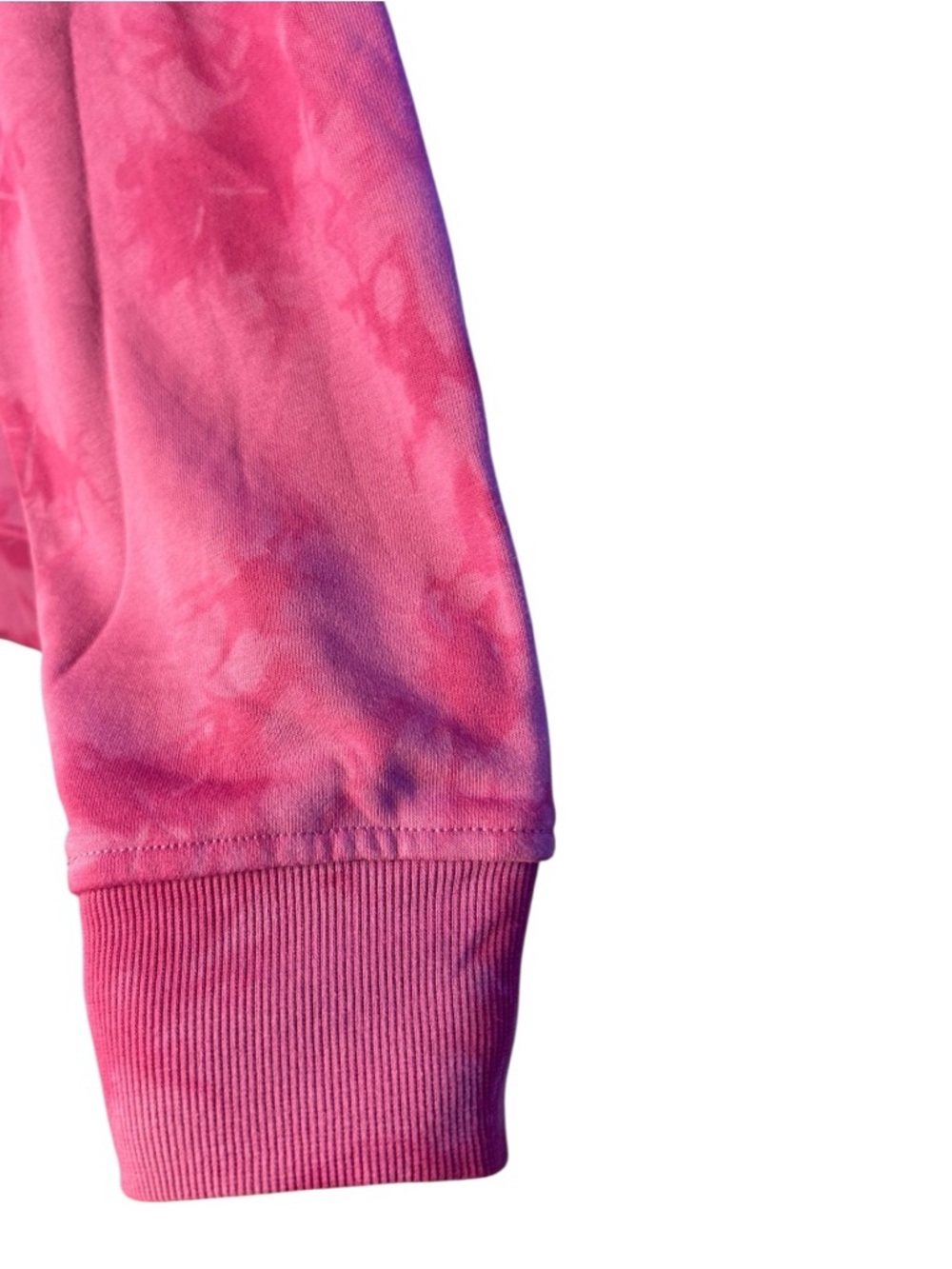 Member’s Mark Women's Pink Tie Dye Long Sleeve Crew Neck Sweatshirt Size L - Picture 5 of 7